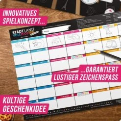STADT LAND VOLLPFOSTEN - PICASSO EDITION - Reisespiel -Globetrotter Geschaft 5637956208 d stadt land vollpfosten picasso edition denkriesen 24