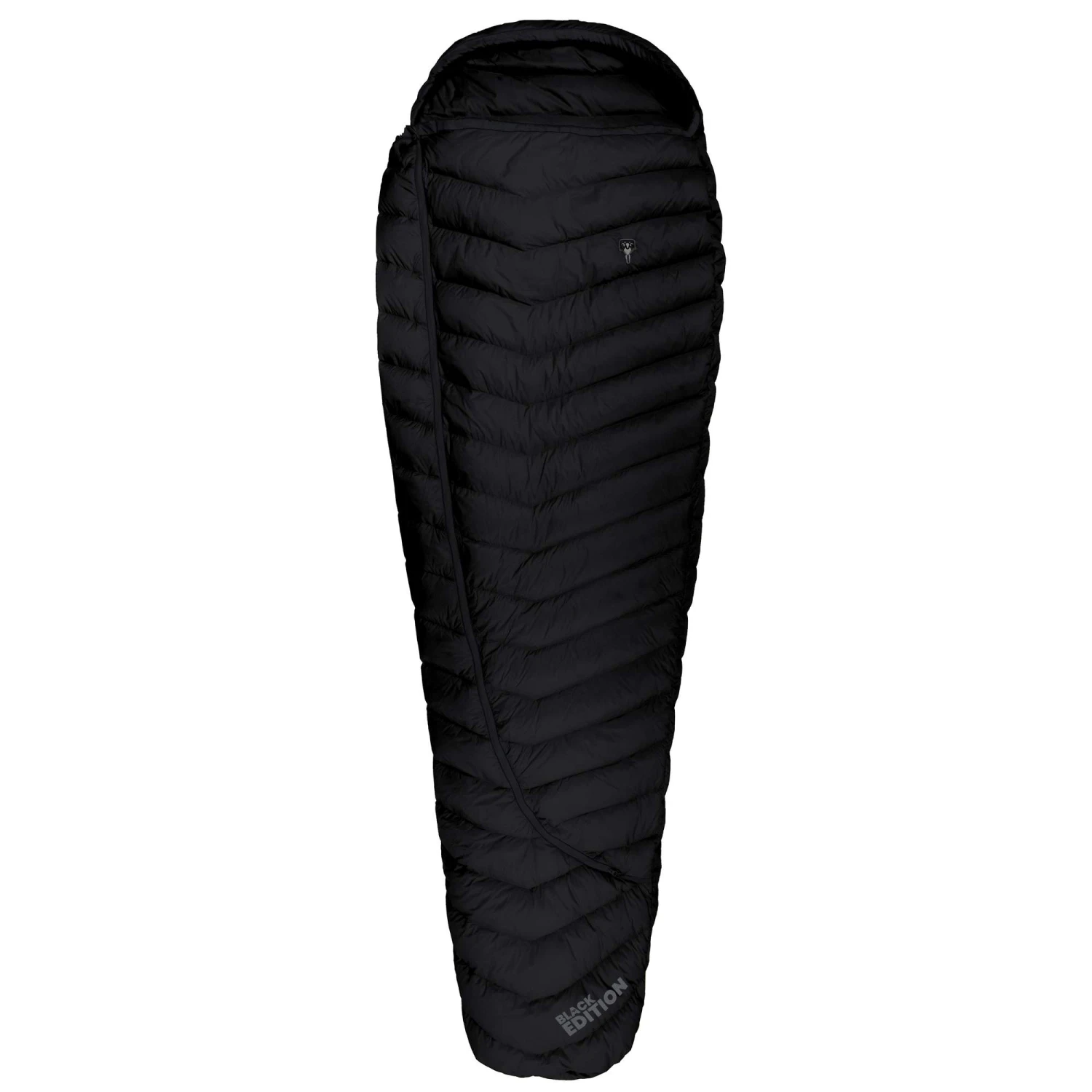 Grüezi Bag BIOPOD DOWNWOOL EXTREME LIGHT 185 BLACK EDITION - Sommerschlafsack